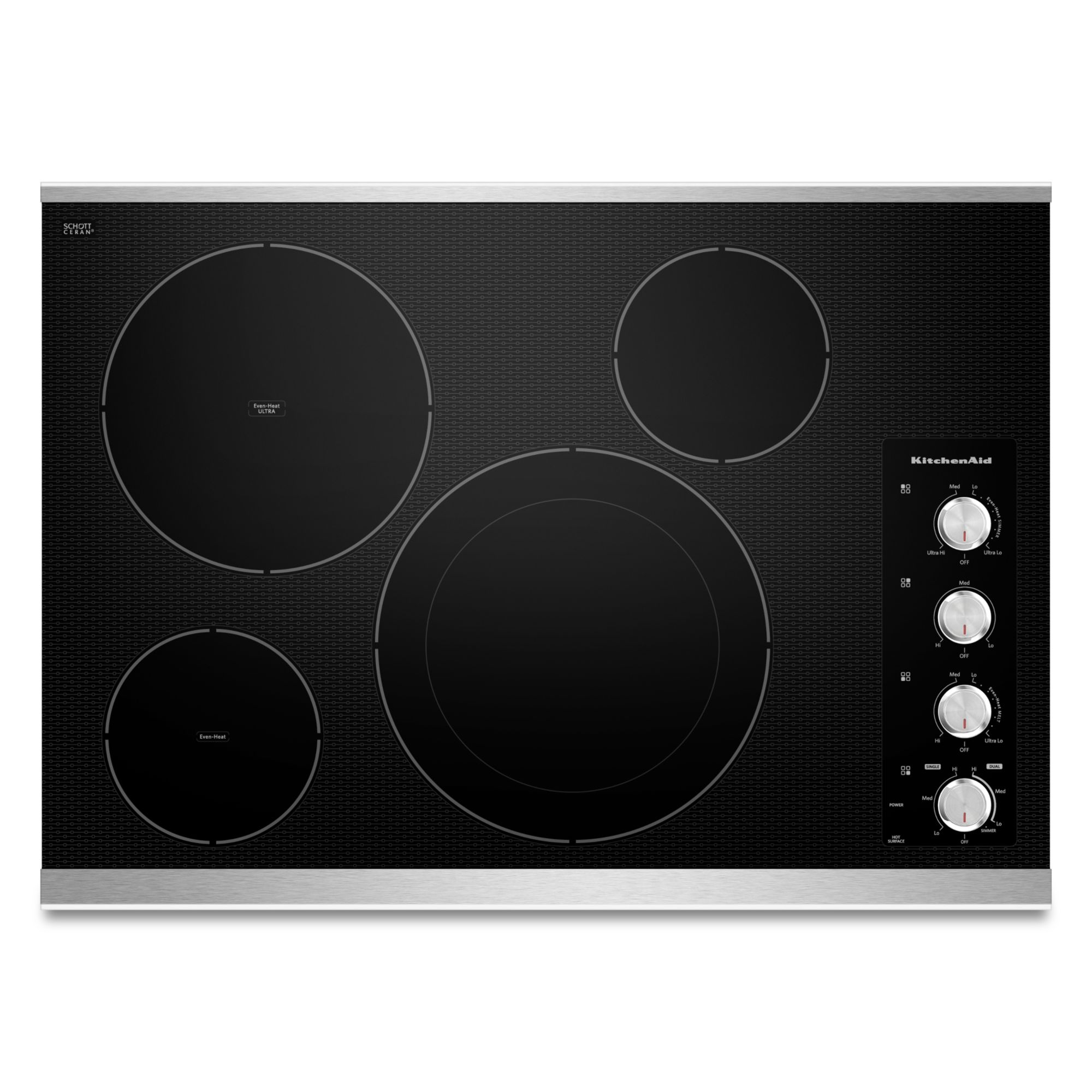 KitchenAid KECC604BSS00 30" Electric Built-In Cooktop