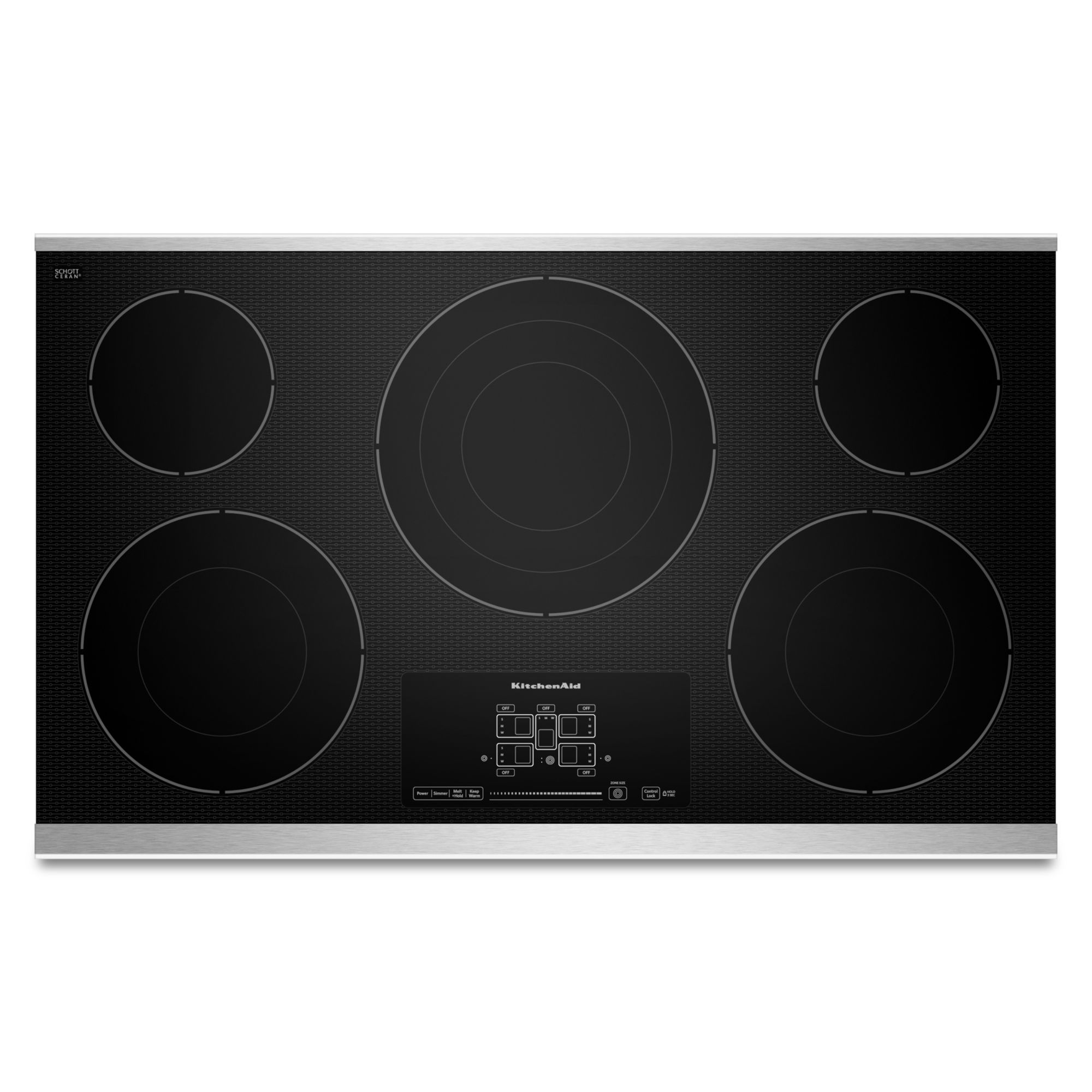 KitchenAid KECC667BSS00 36" Electric Built-In Cooktop
