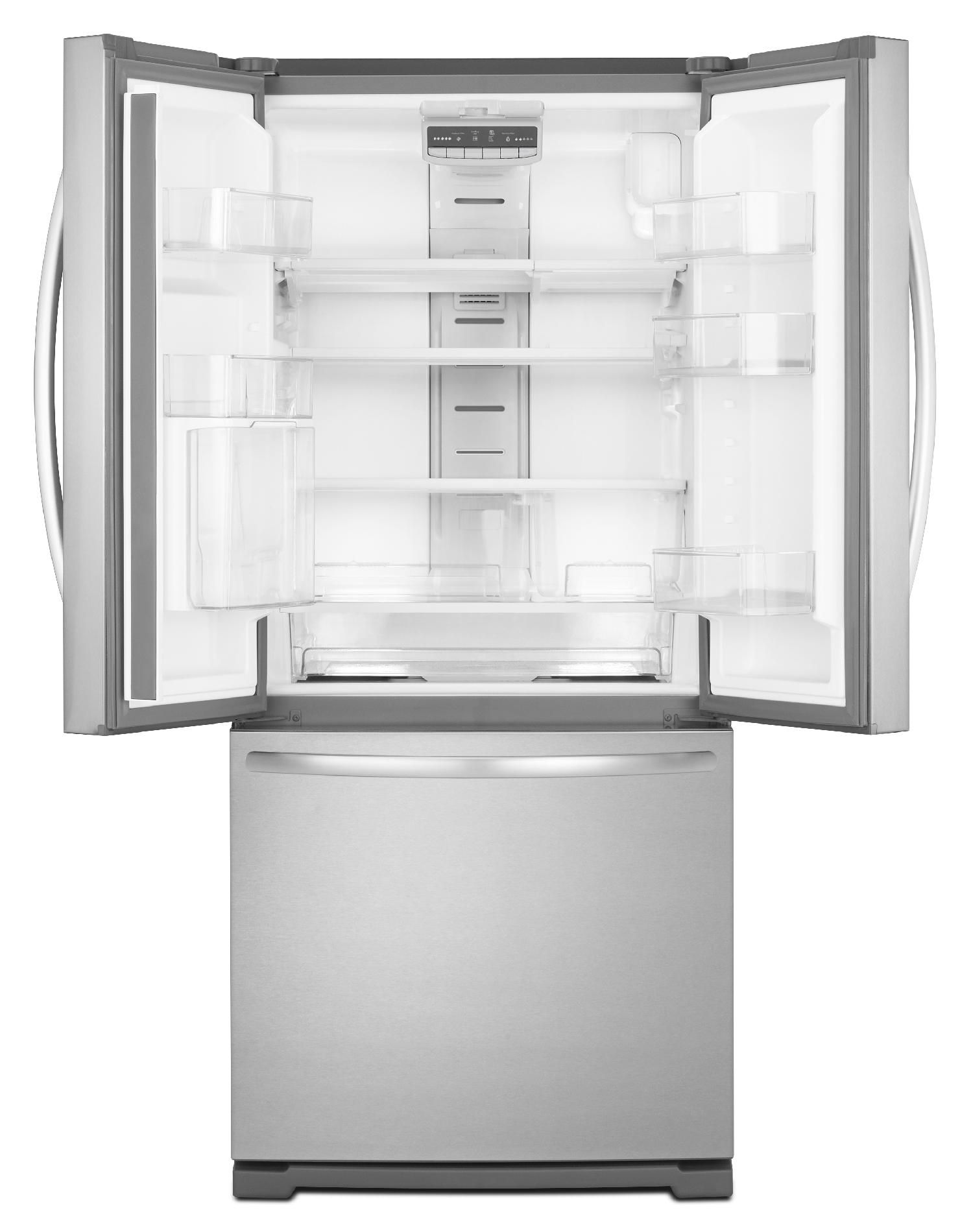 Kitchenaid Kffs20eyms 20 Cu Ft French Door With Internal Dispenser Monochromatic Stainless