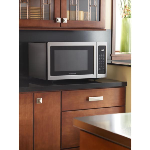 Kitchenaid Kcms1655bss 1 6 Cu Ft 1 200w Countertop Microwave
