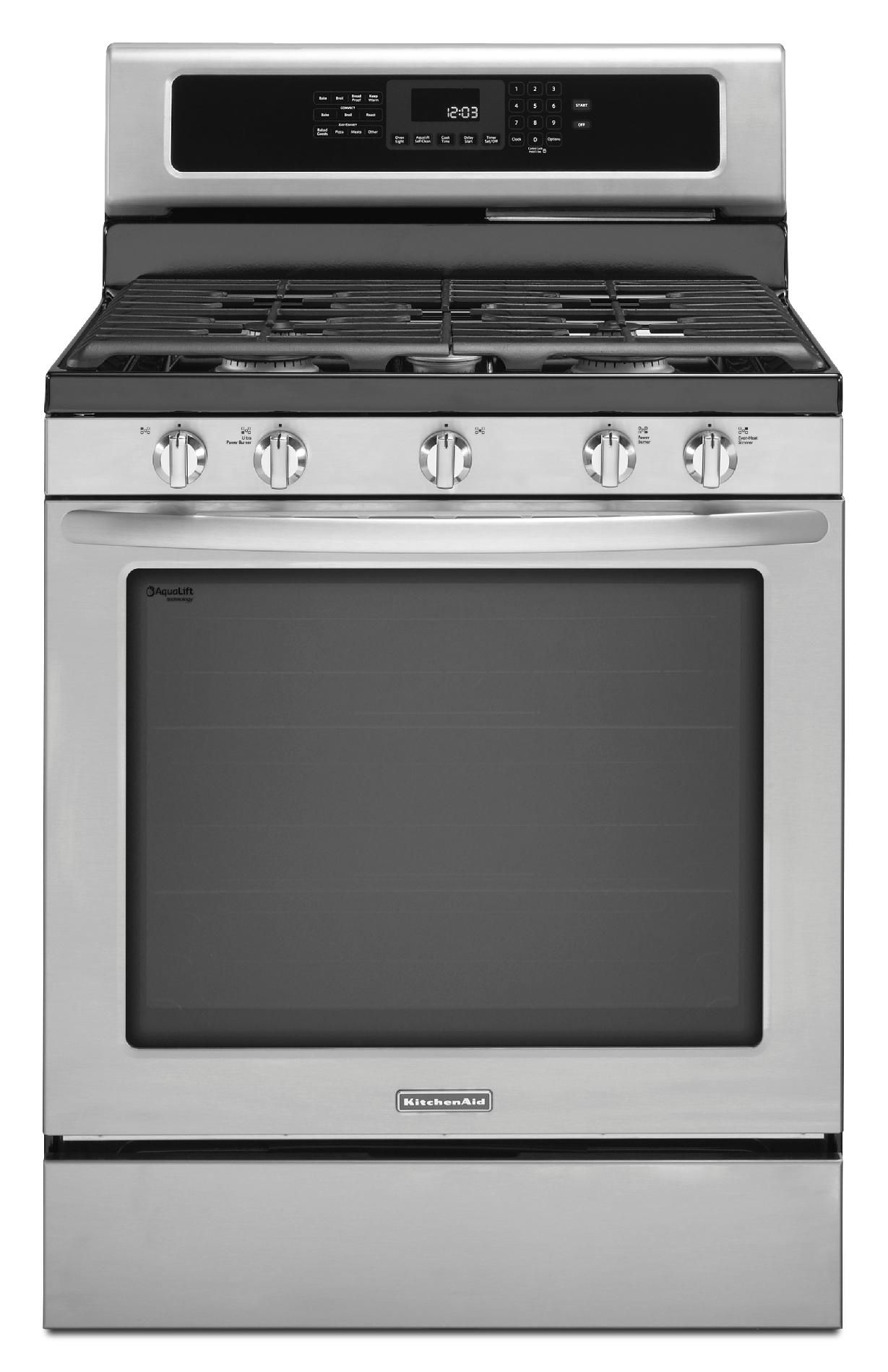 KitchenAid KGRS202BSS0 Gas Range
