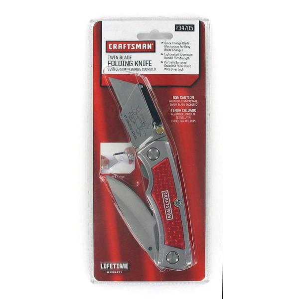 Craftsman 95013 TwinBlade Lockback Folding Knife Sears Hometown Stores