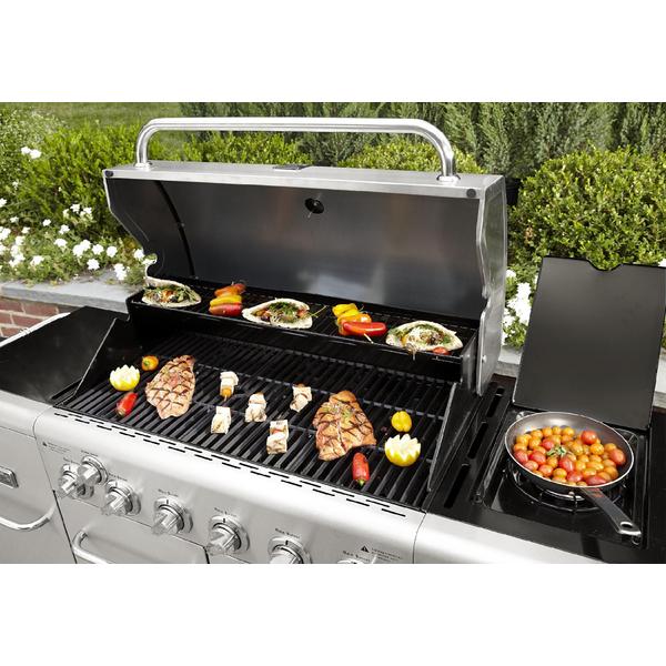 Kenmore PG40613SOL 6 Burner Stainless Steel front Gas Grill With