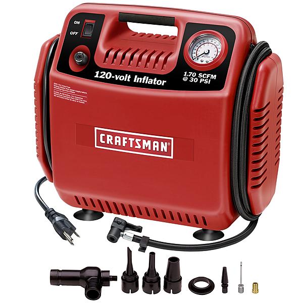 Craftsman 75118 120V Portable Inflator | Sears Hometown Stores