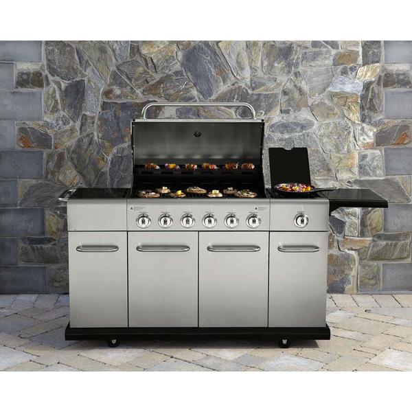 Kenmore PG40612SOL 6Burner Gas Grill with Storage Sears Hometown Stores