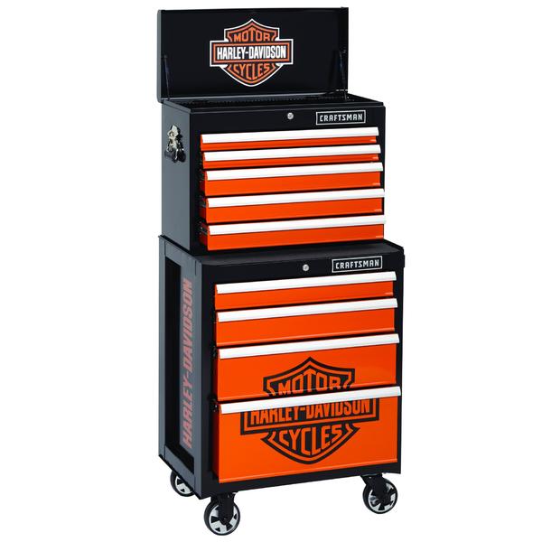 Craftsman 113652 Harley Davidson 4 Drawer Rolling Cabinet Sears