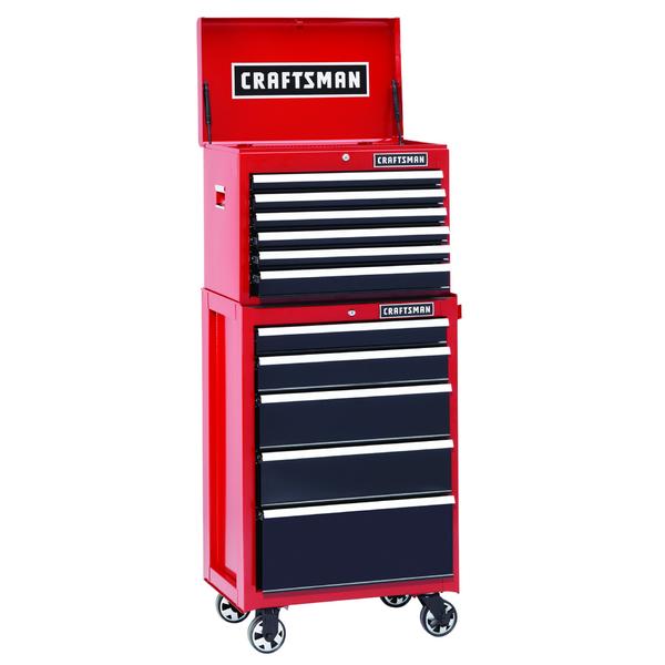 Craftsman 113621 26 in. 5-Drawer Heavy-Duty Ball Bearing Rolling ...