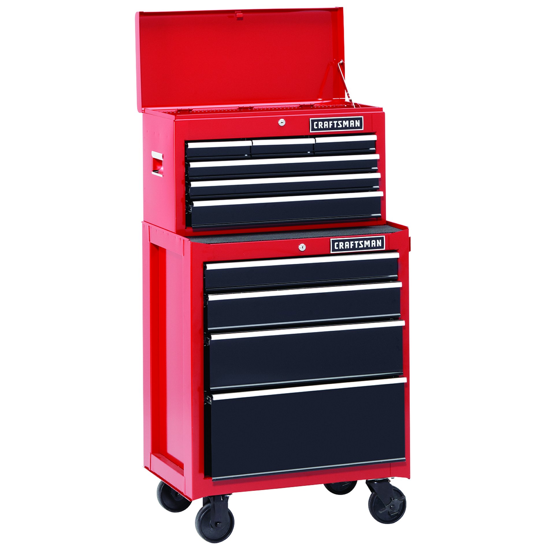 Craftsman 113613 26 4 Drawer Heavy Duty Rolling Cabinet Red