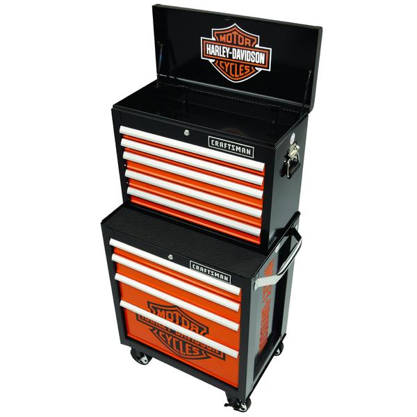 Craftsman 113652 Harley Davidson 4 Drawer Rolling Cabinet Sears