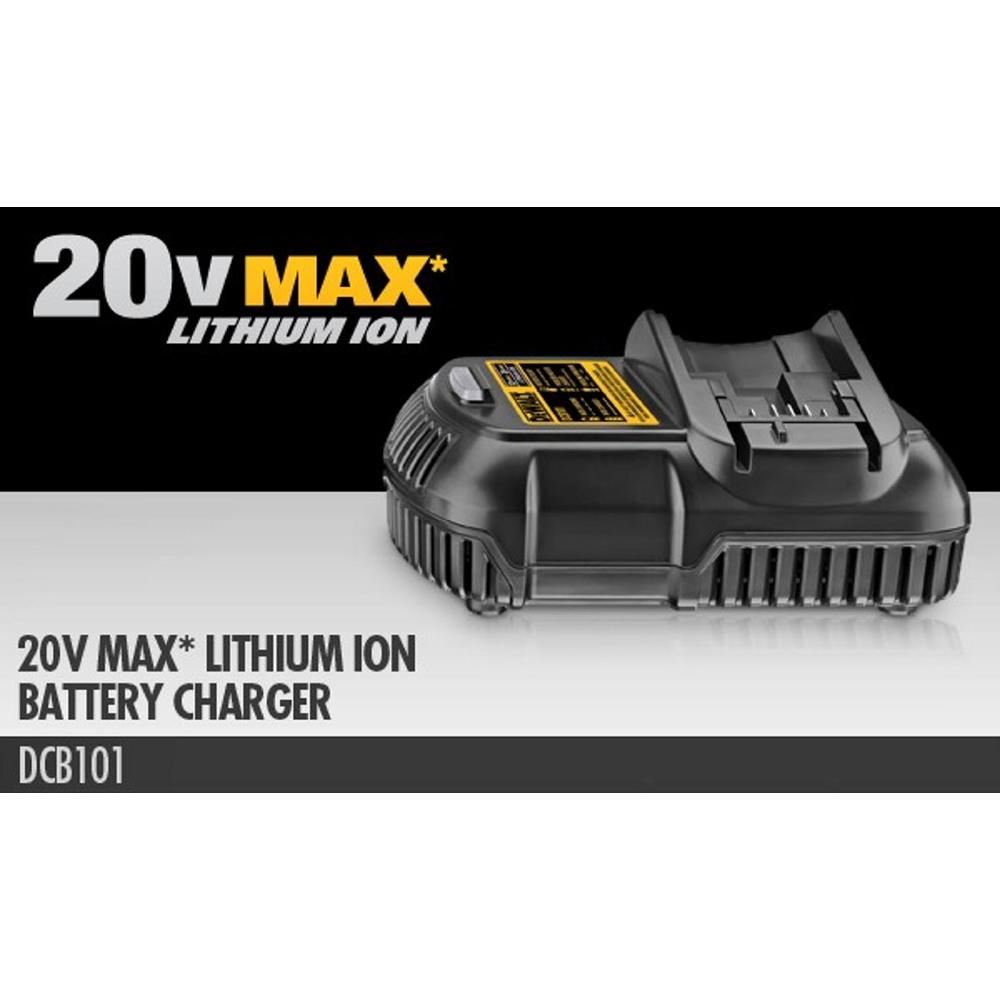 20v DCB101 DeWalt Lithium Ion Battery Charger 12v 