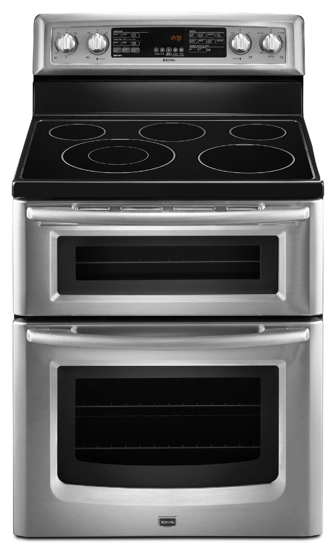 30" Electric Freestanding Range with Double Oven logo