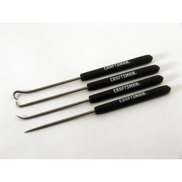 Craftsman 41634 4 pc. Hook and Pick Set with Cushioned Grip Handles