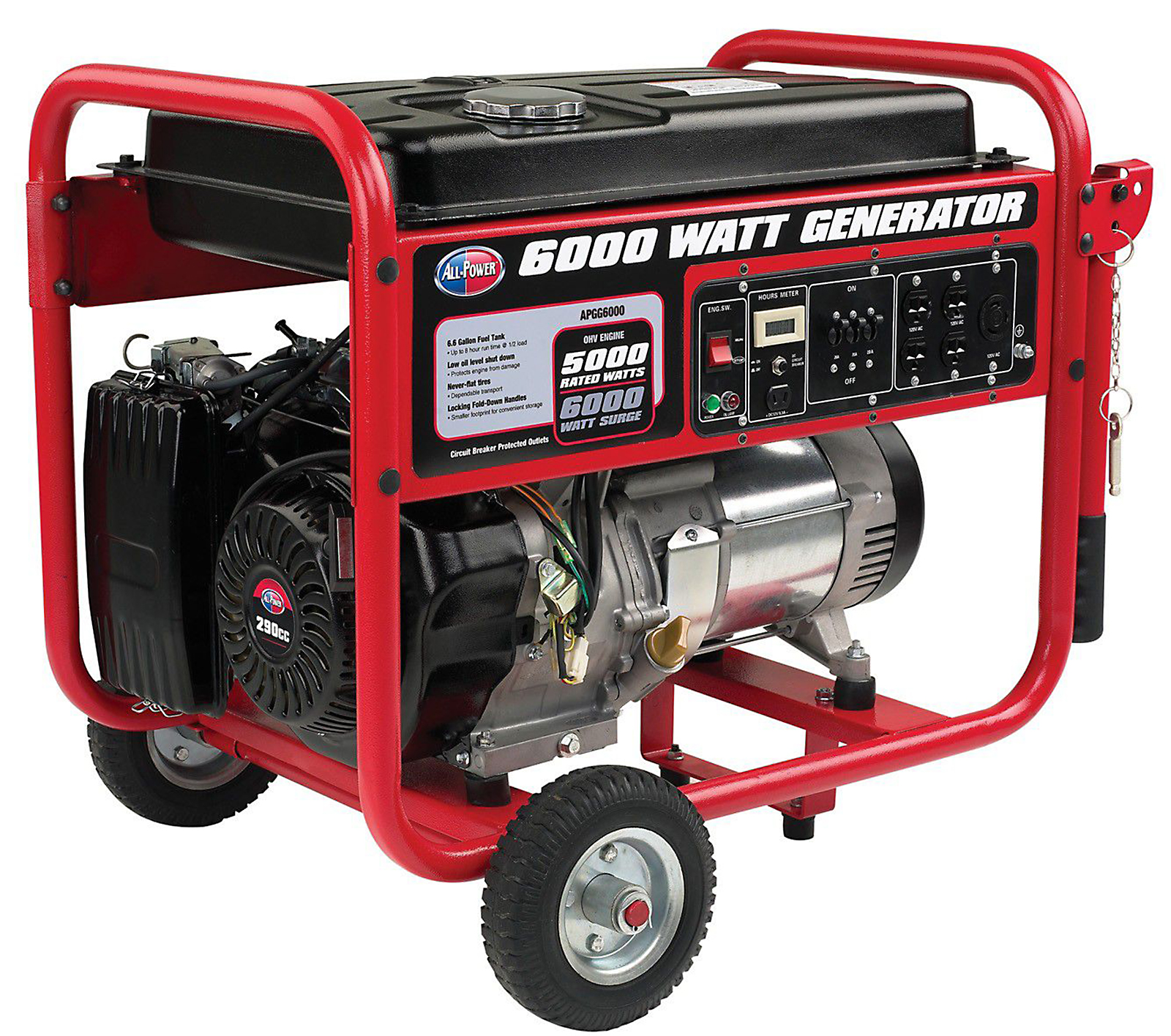 6000-Watt Generator logo