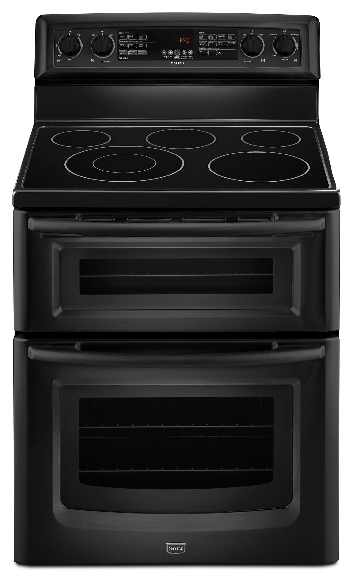 Maytag MET8776BB00 30" Electric Freestanding Range with Double Oven