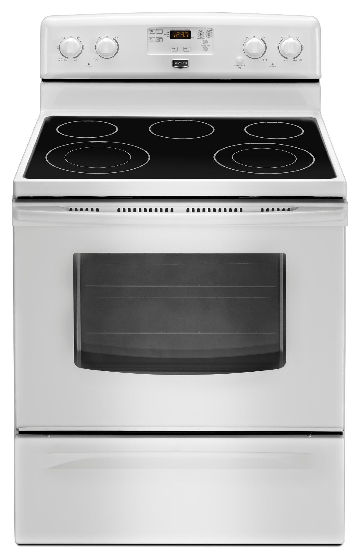 Maytag MER7685BW0 30" Electric Freestanding Range