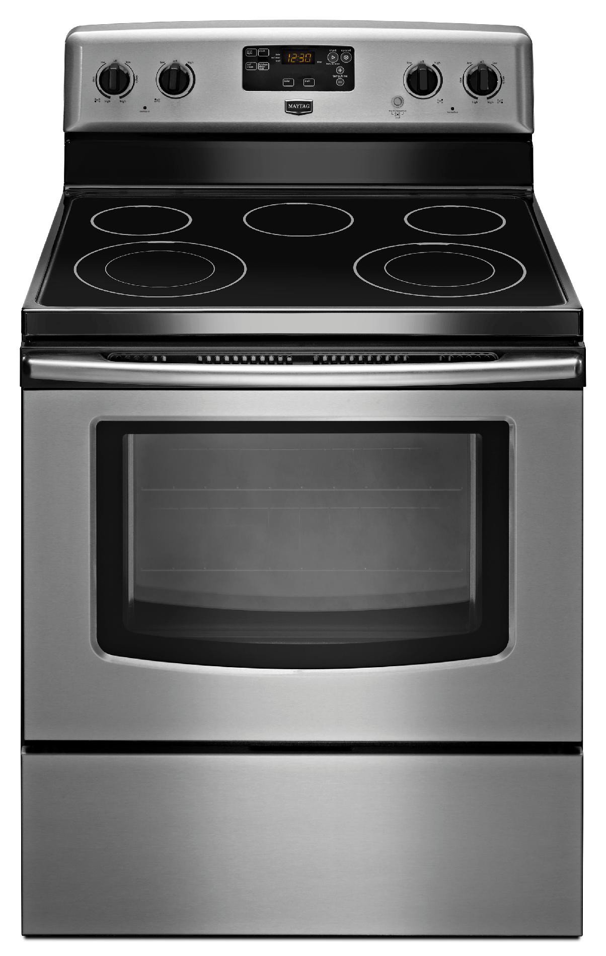 Maytag MER7685BS0 30" Electric Freestanding Range