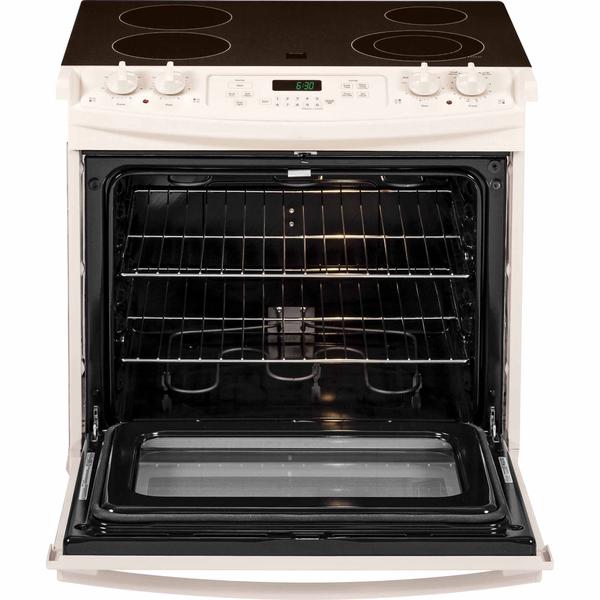 GE Appliances JS630DFCC 30" SlideIn Electric Range Bisque Sears