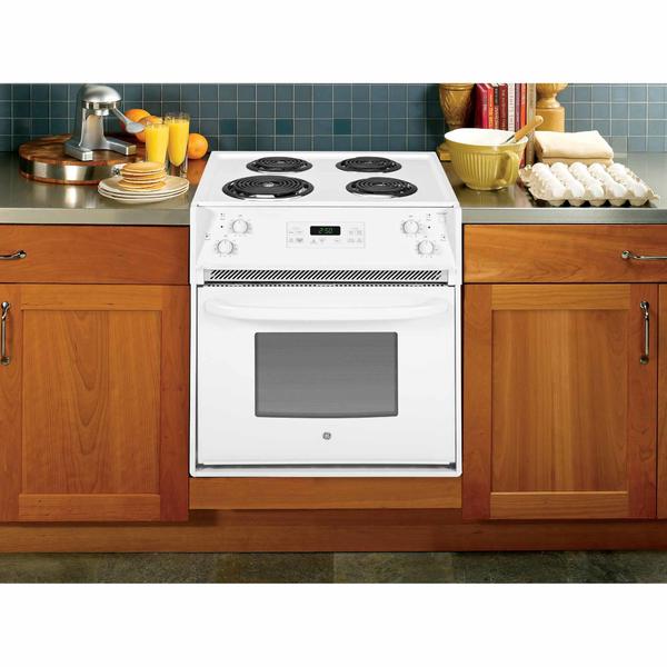 Ge Appliances Jm250dfww 27 Drop In Electric Range White Sears