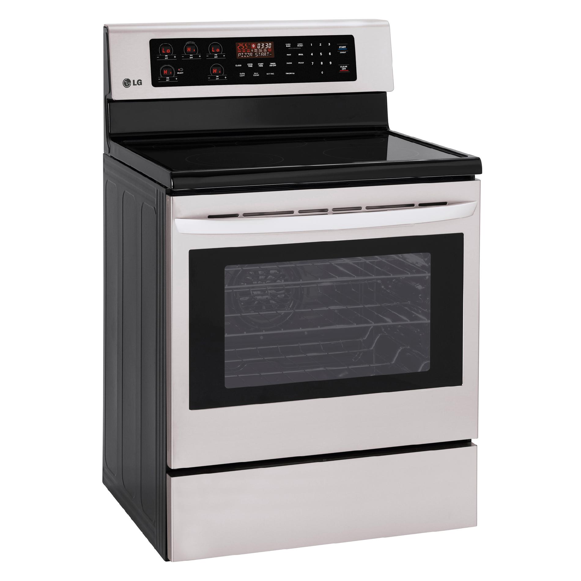 Lg Lre3083st 6 3 Cu Ft Free Standing Electric Range