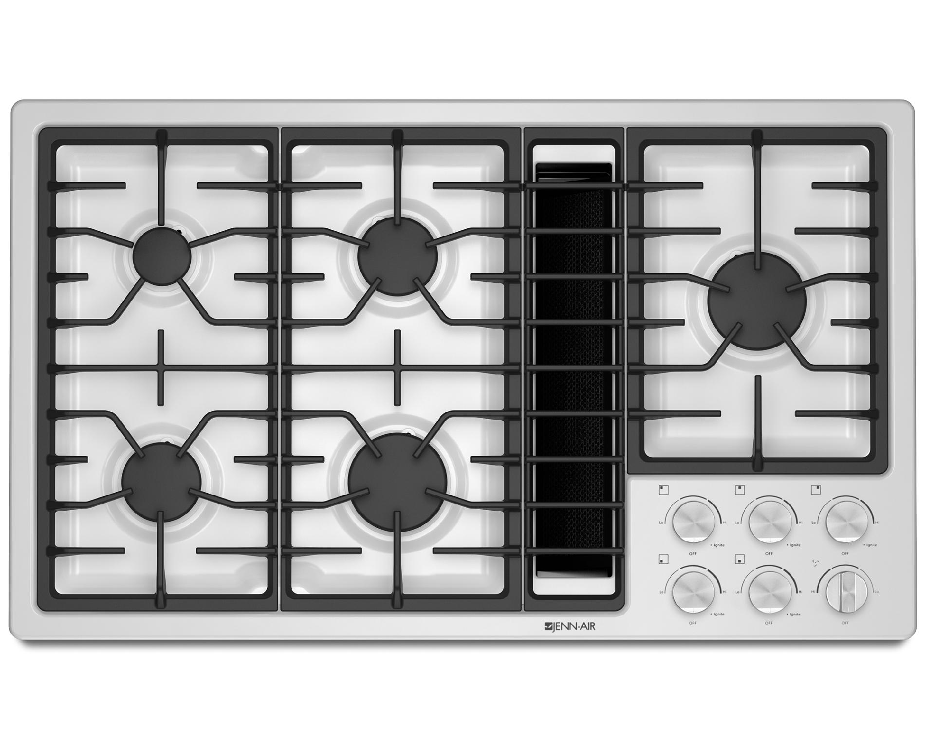 36" Gas Built-In Downdraft Cooktop logo