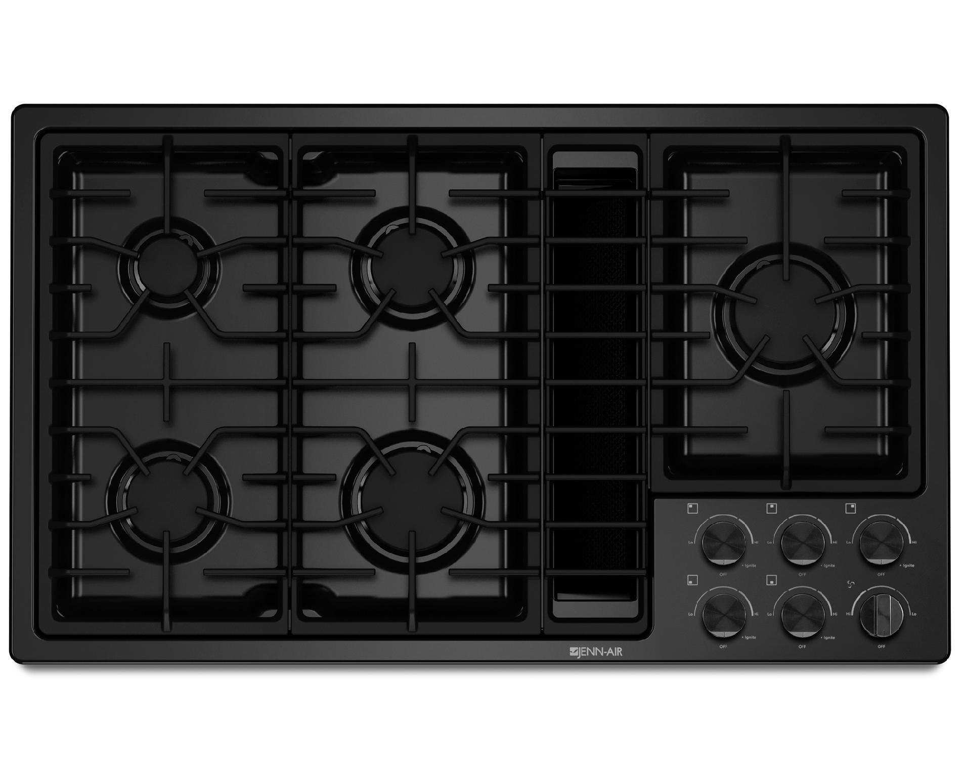 36" Gas Built-In Downdraft Cooktop logo