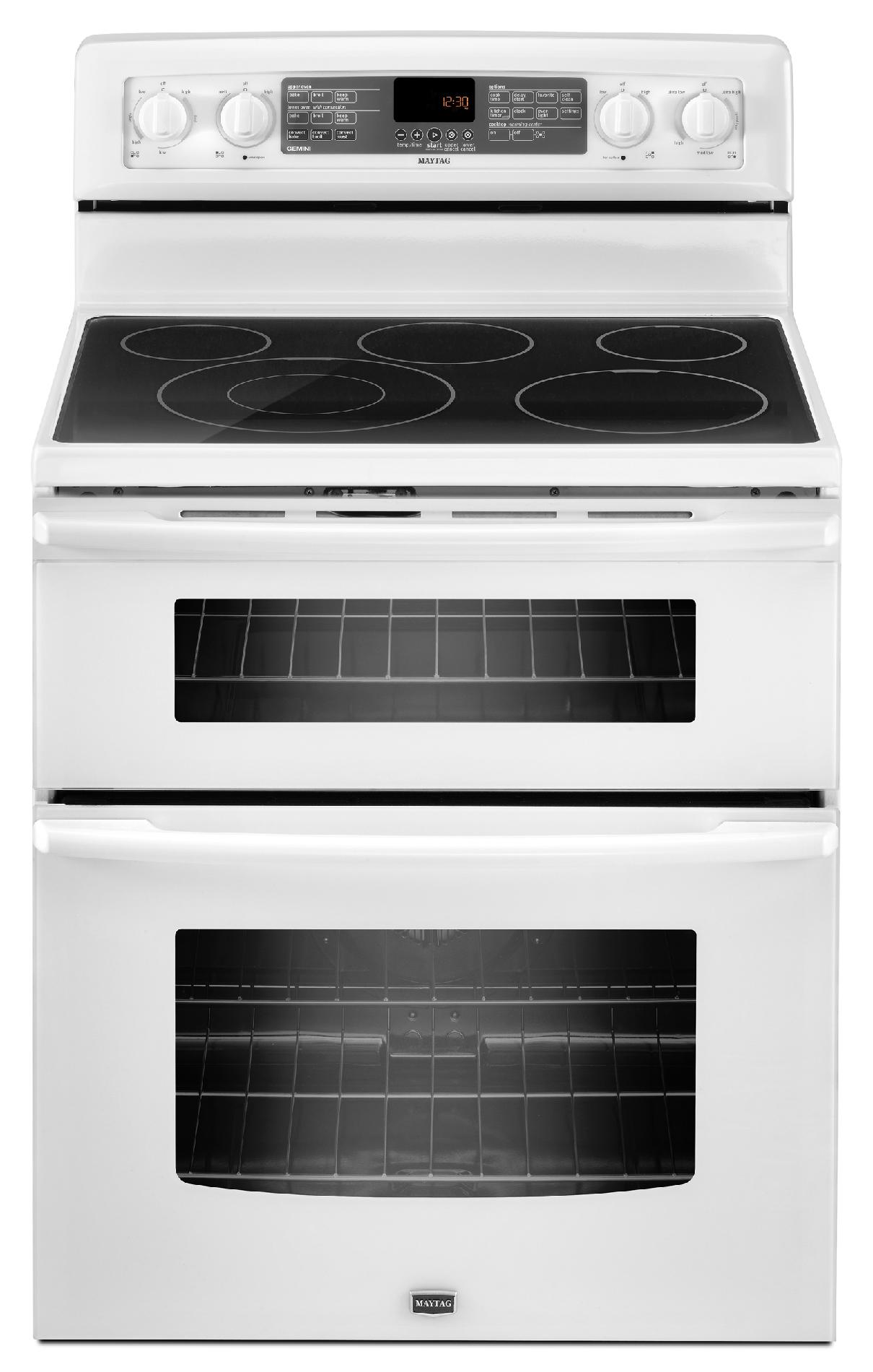 Maytag MET8776BW00 30" Electric Freestanding Range with Double Oven