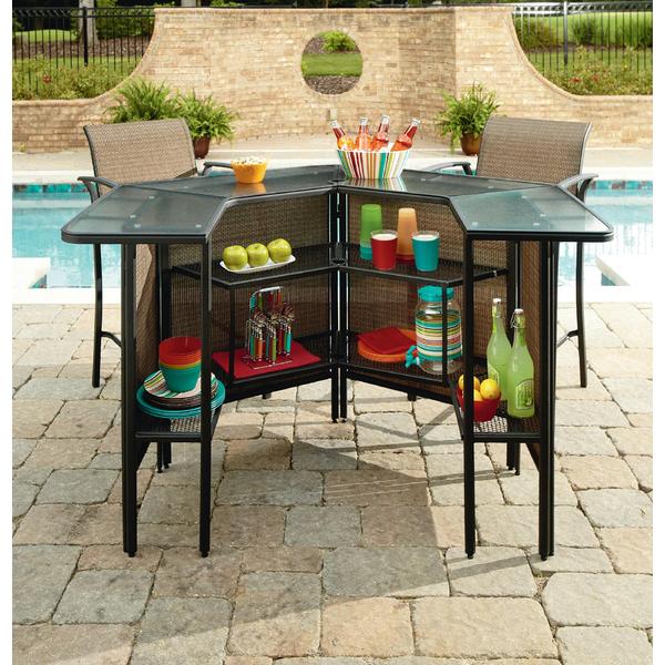 Garden Oasis Ss I 139nbset Harrison 5 Pc Outdoor Bar Set Sears Home