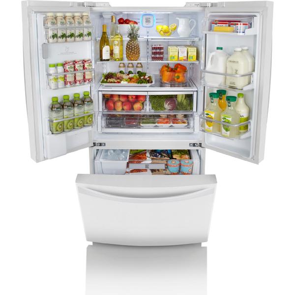 Kenmore Elite 72052 31 0 Cu Ft French Door Bottom Freezer Refrigerator White