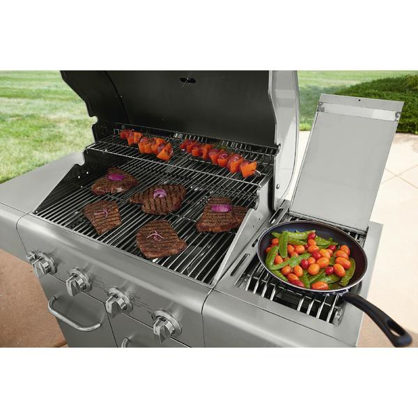 Kenmore 720-0830A 4 Burner Gas Stainless Steel Grill with Searing Side ...