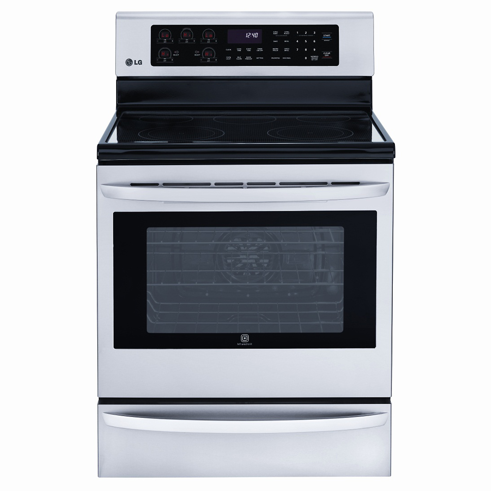 LG LRE3025ST Electric Range
