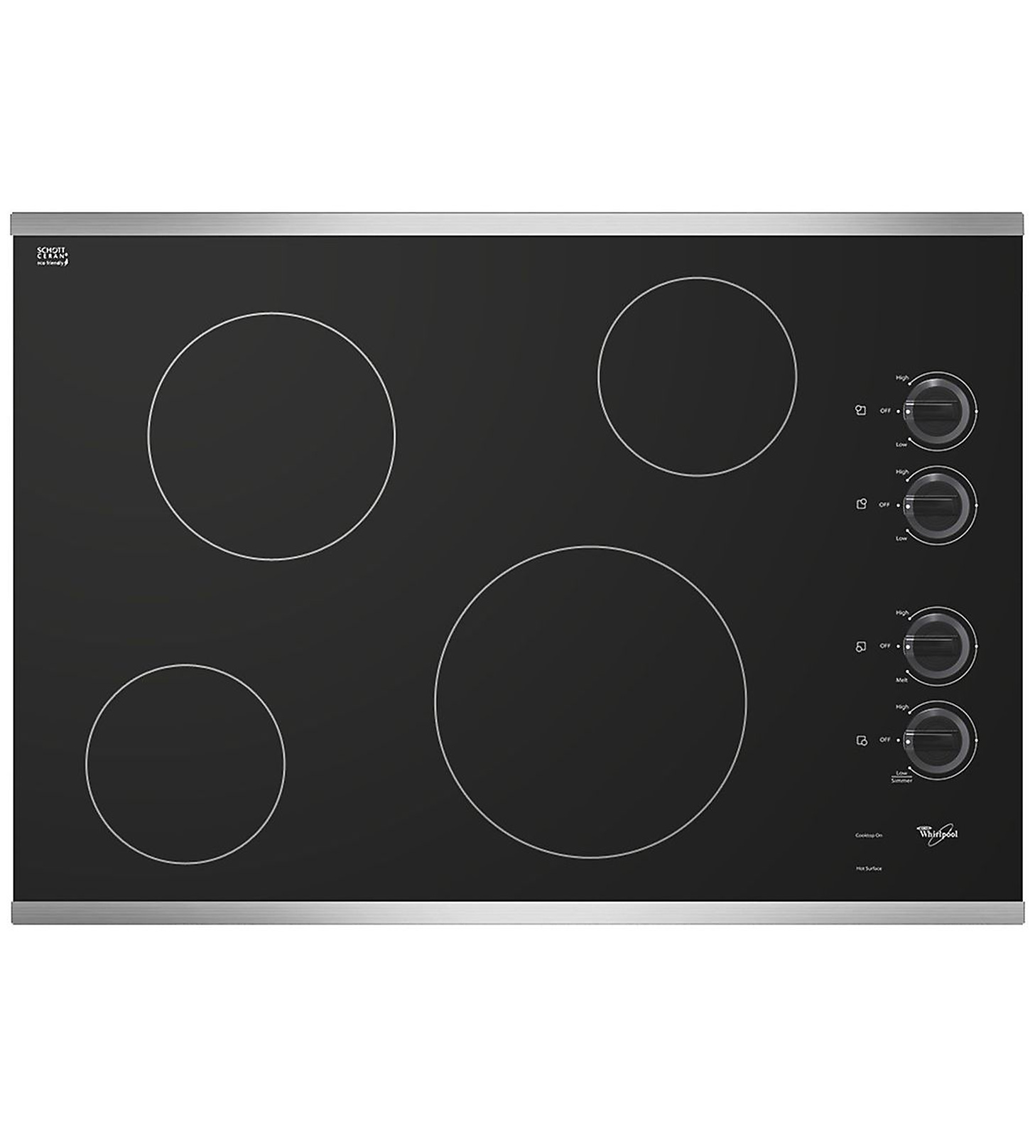 Whirlpool W5CE3024XS00 30" Electric Built-In Cooktop