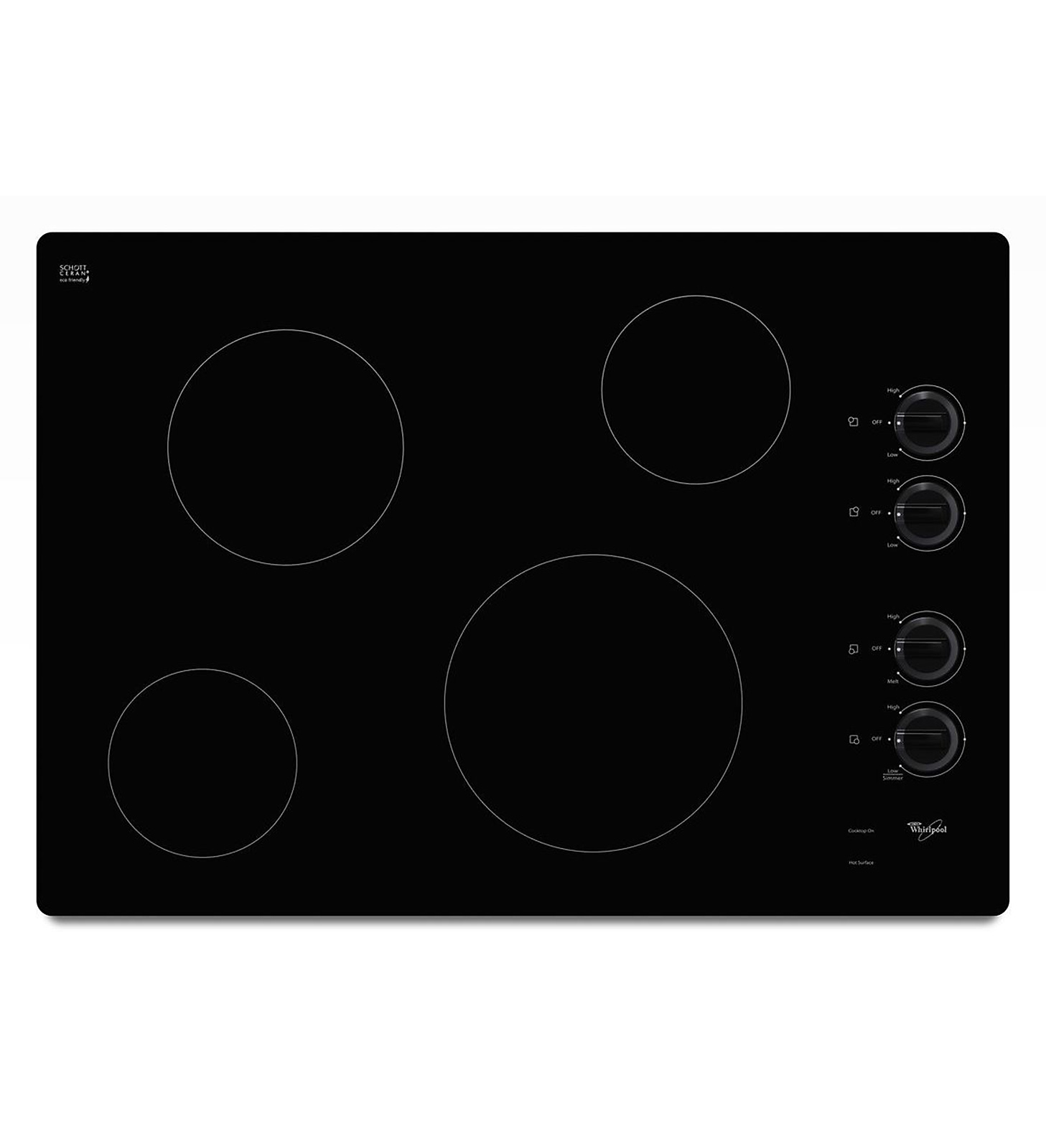 Whirlpool W5CE3024XB00 30" Electric Built-In Cooktop