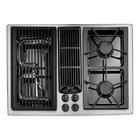 30" Gas Built-In Downdraft Cooktop logo