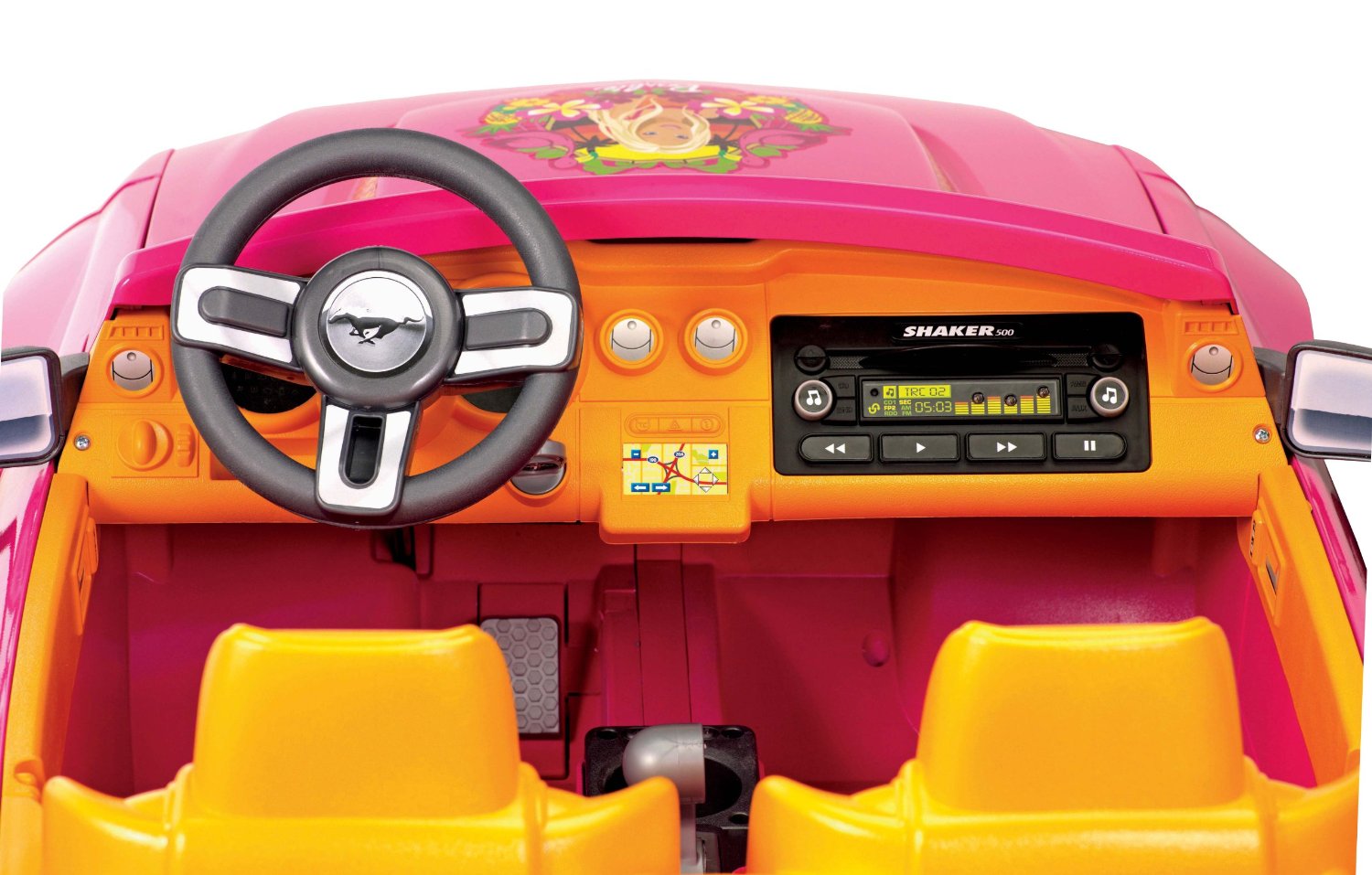 pink barbie mustang power wheels