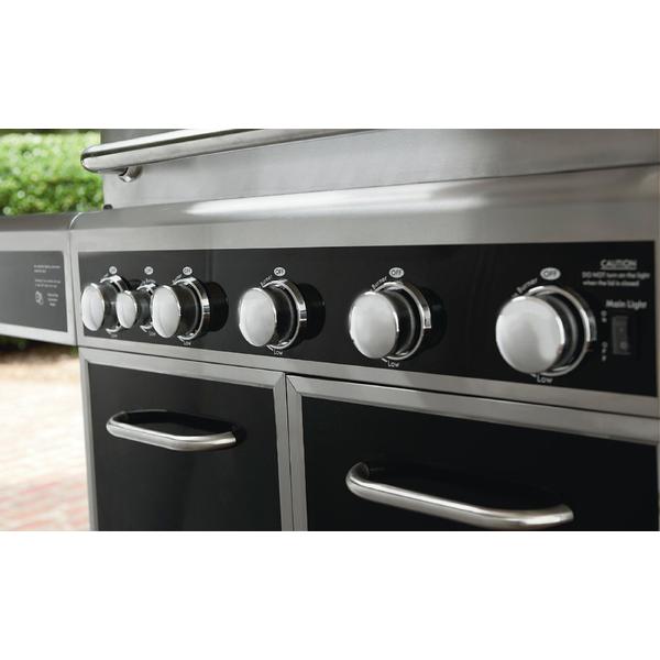 Kenmore S3218ANB 5Burner Gas Grill with Ceramic Searing & Rotisserie