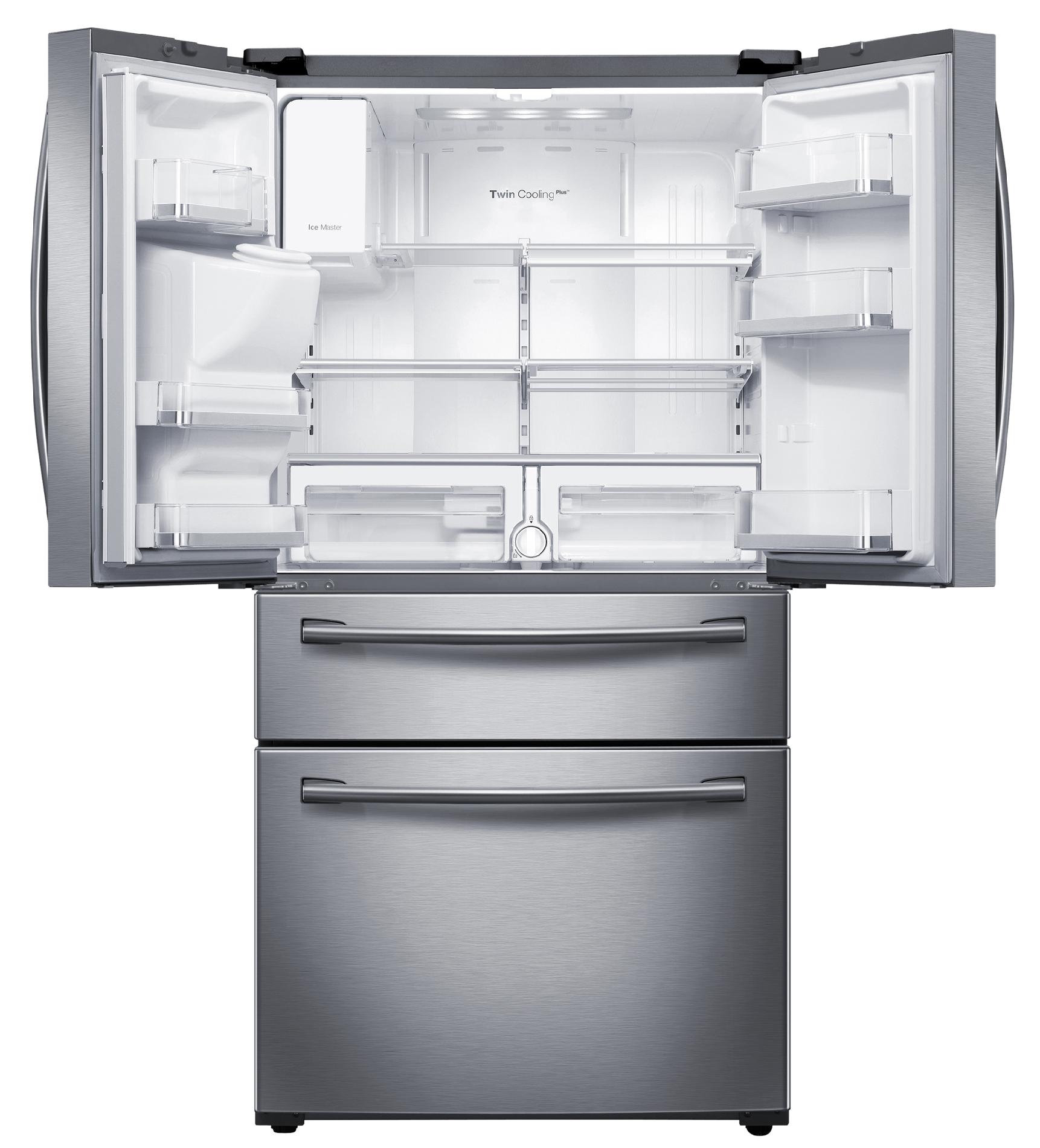 Samsung Rf28hmedbsr Aa 28 Cu Ft 4 Door French Door Refrigerator Stainless Steel