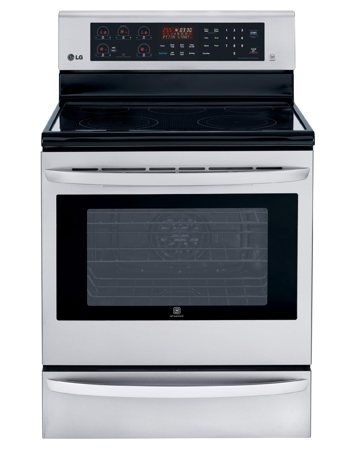 LG LRE3085ST Electric Range