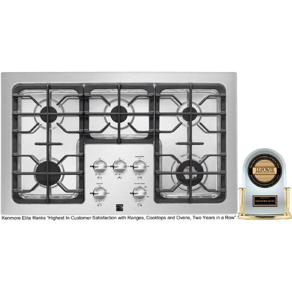 Kenmore Elite 32313 36 Gas Cooktop Sears Hometown Stores