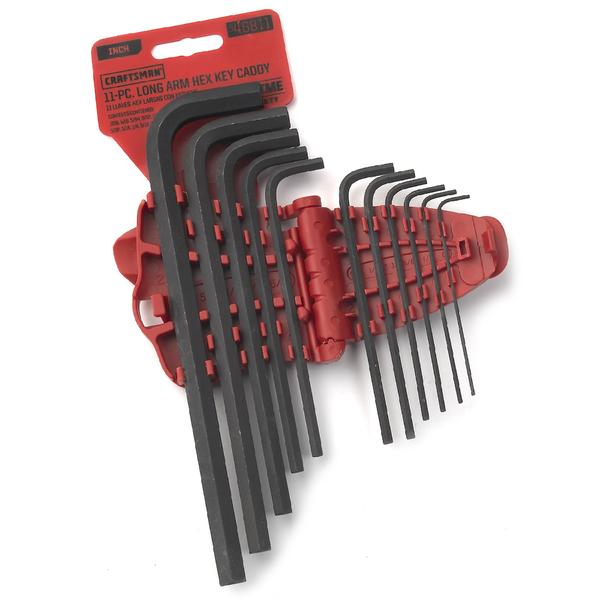 Craftsman 46811 11pc Inch Hex Key Set with Caddy Sears Hometown Stores