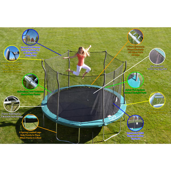 Propel Trampolines P12 6ge 12 Trampoline With Enclosure