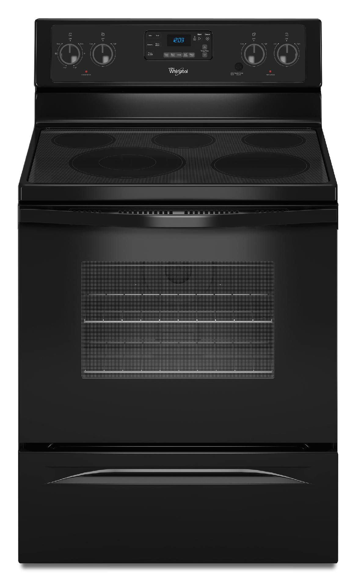 Whirlpool WFE525C0BB0 30" Electric Freestanding Range