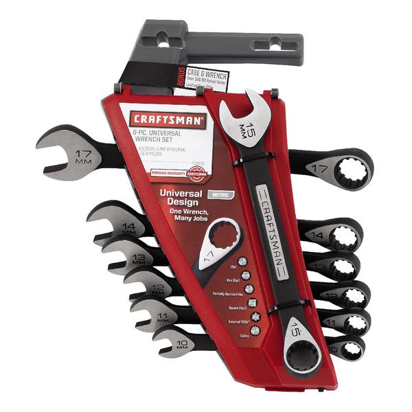 Craftsman 32208 7 pc. Universal Wrench Set Metric Sears Hometown Stores