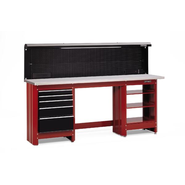 Craftsman 10133 5-Drawer Workbench Module - Red/Black 