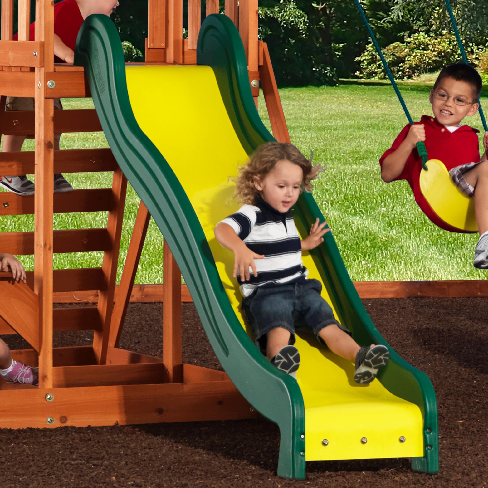 backyard discovery prestige wood swing set