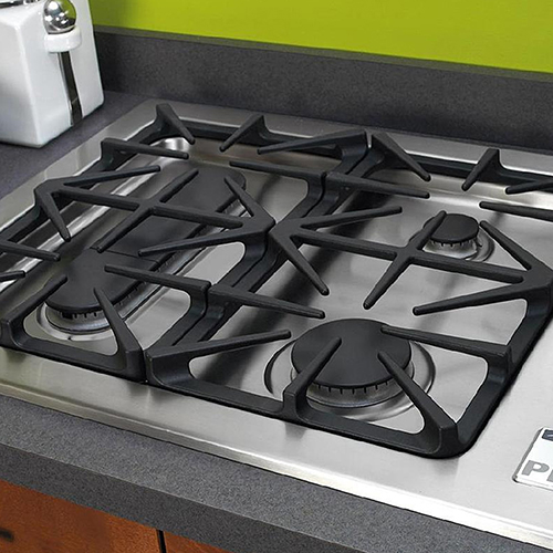 Kenmore Slide-In Ceramic-Glass Gas Cooktop: High Output at Sears