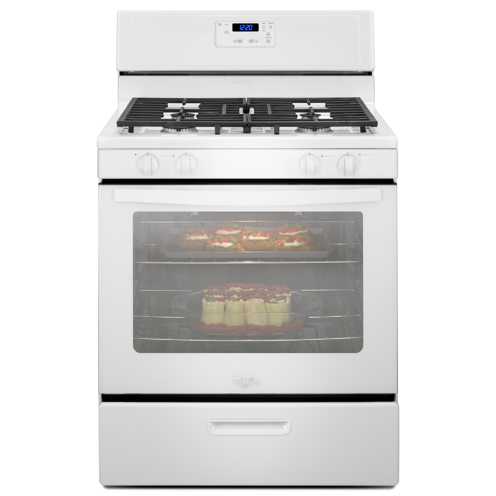 Whirlpool Wfg320m0bw 5 1 Cu Ft Gas Range W Broiler Drawer