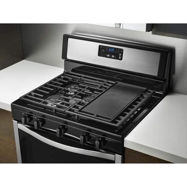 Whirlpool WFG505M0BS 5.1 cu. ft. Gas Range w/ Griddle ...