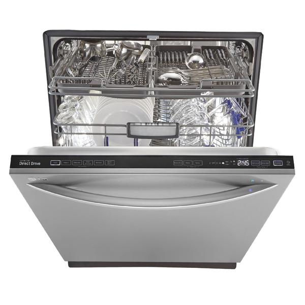 LG LDF7774ST 24" FullyIntegrated Dishwasher w/ Height Adjustable 3rd