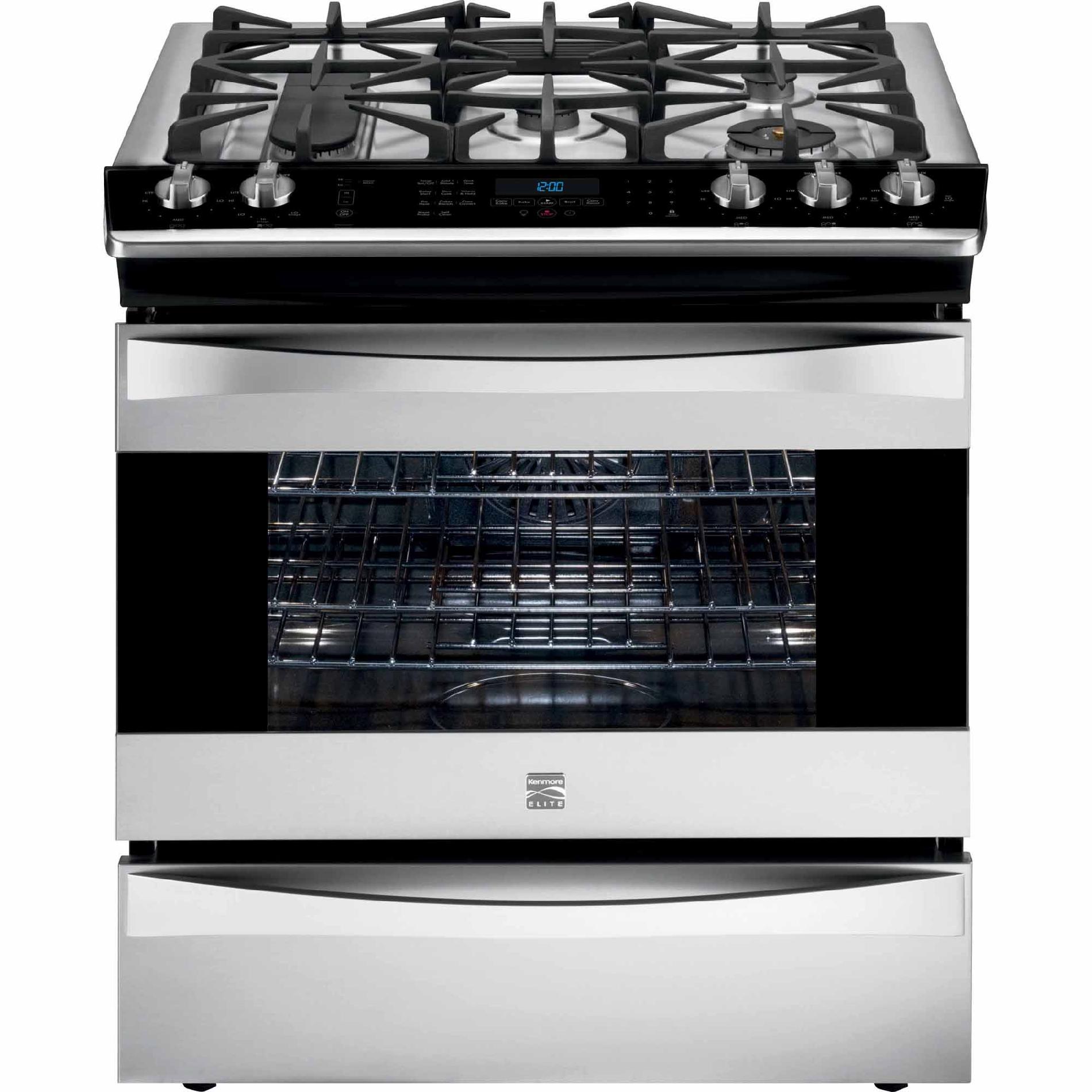 Kenmore Elite 79042613310 Dual-Fuel Slide-In Range