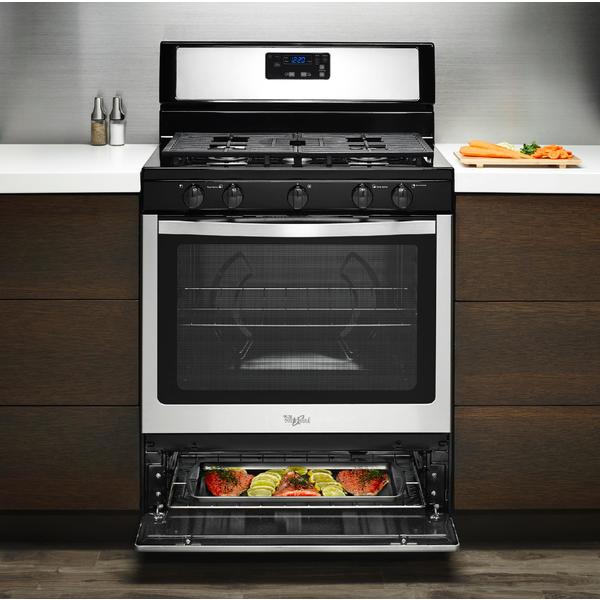 Whirlpool WFG505M0BS 5.1 cu. ft. Gas Range w/ Griddle Stainless Steel